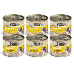 Produktbild von Dogs'n Tiger Schlemmermenü Herzlich Katzennassfutter mit Huhn und Möhren - 6 x 200 g