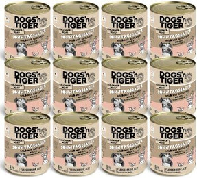 Produktbild von Dogs’n Tiger Sonntagsjäger Adult Hundefutter mit Wild und Geflügel - 12 x 800 g