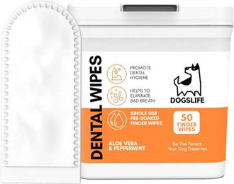 Dogslife Zahnreinigungstücher - 50 Stück – Bild 1 von 5