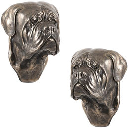 Dogue de Bordeaux Hängende Hundestatue braun – Bild 1 von 8