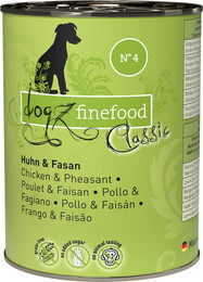 Produktbild von dogz finefood Classic No. 04 Huhn und Fasan - 400 g