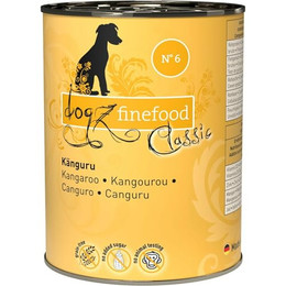Produktbild von dogz finefood Hundefutter nass N° 6 Känguru - 6 x 400 g