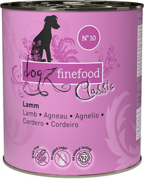 Produktbild von dogz finefood No. 10 Lamm 12x800g