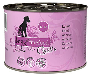 Produktbild von dogz finefood No. 10 Lamm Nassfutter für Hunde - 6 x 200 g