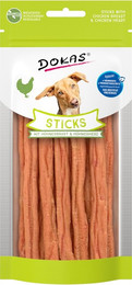 Produktbild von DOKAS 12 x 60g Sticks Hühnerbrust & Hühnerherz Hundesnack-Sparpaket