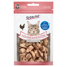 Produktbild von Dokas Cat Hühnerherzen gefriergetrocknet - 6 x 15 g