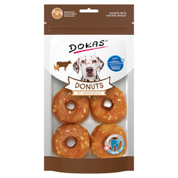 Produktbild von Dokas Donuts mit Hühnerbrust - 5 x 160 g