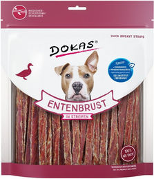 Produktbild von Dokas Entenbrust in Streifen 500 g - 6 Stück - Sparpaket, für: Hund