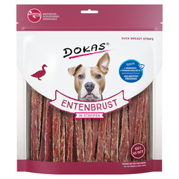 Produktbild von Dokas Entenbrust in Streifen Hundesnack - 6 x 500 g
