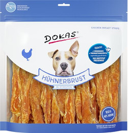 Produktbild von DOKAS Getreidefreier Premium Snack in Streifen für Hunde - 4 x 900 g