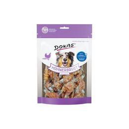 Produktbild von DOKAS Getreidefreier Premium Snack mit Hühnerbrust & Fisch für Hunde - 6 x 220 g