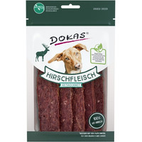 Produktbild von DOKAS Hirschfleisch getrocknet Hundesnacks - 12 x 60 g