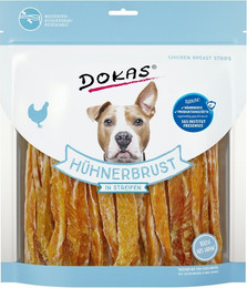 Produktbild von DOKAS Hühnerbrust in Streifen Hundesnack 5 x 500 Gramm
