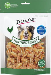 Dokas Hühnerbrust in Stückchen 200 g - 9 Stück - Sparpaket, für: Hund – Bild 1 von 9