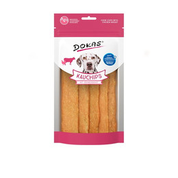 Produktbild von Dokas Hunde Snack Kauchips mit Hühnerbrust - 5 x 175 g