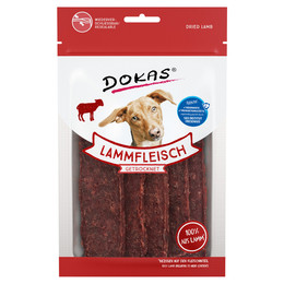 Produktbild von Dokas Hundesnack Lammfleisch getrocknet - 12 x 70 g