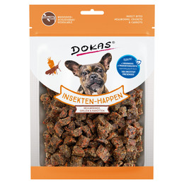 Produktbild von Dokas Insekten-Happen mit Karotte - 100 g