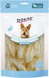 Produktbild von DOKAS Kaninchenohren Hundesnack - 7 x 70 g