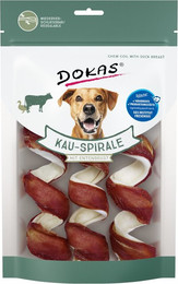 Produktbild von DOKAS Kau-Spirale 110 Gramm Hundesnacks mit Entenbrust 8 x 110 Gramm