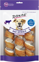 Produktbild von DOKAS Kau-Spirale 110 Gramm Hundesnacks mit Hühnerbrust 8 x 110 Gramm