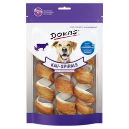 Produktbild von Dokas Kau-Spirale mit Hühnerbrust - 8 x 110 g