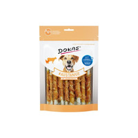Produktbild von DOKAS Kaustange mit Hühnerbrust und Rinderhaut - 9 x 200 g