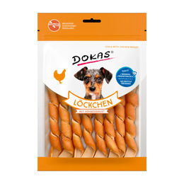 Produktbild von Dokas Löckchen mit Hühnerbrust - 120 g