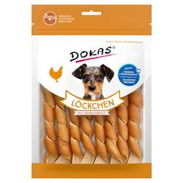 Produktbild von DOKAS Löckchen mit Hühnerbrust - 10 x 120 g