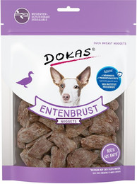 Produktbild von DOKAS Nuggets 110 Gramm Hundesnacks Entenbrust 10 x 110 Gramm