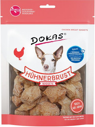 Produktbild von DOKAS Nuggets 110 Gramm Hundesnacks Hühnerbrust 10 x 110 Gramm