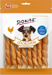 Produktbild von Dokas Sparpaket 9 x 120g Löckchen mit Hühnerbrust