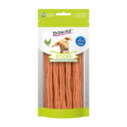 Produktbild von Dokas Sticks mit Hühnerbrust & Hühnerherz - 60 g