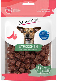 Produktbild von Dokas Stückchen mit Apfel und Banane - 3 x 105 g