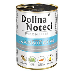 Produktbild von Dolina Noteci Dog Jagnice Nassfutter für Welpen kleiner Rassen - 400 g