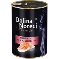 Produktbild von Dolina Noteci Glutenfrei Premium Nassfutter für Katzen Reich an Lachs - 12 x 400 g