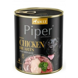 Produktbild von Dolina Noteci Piper Chicken Hearts with Spinach Huhn Spinat - 800 g