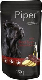 Produktbild von DOLINA NOTECI PIPER mit Rinderleber und Kartoffeln Nassfutter für Hunde - 150 g