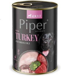 Produktbild von DOLINA NOTECI PIPER Nassfutter mit Pute und Brokkoli für Hunde 400g