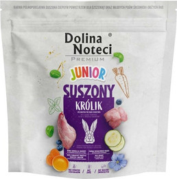 Produktbild von DOLINA NOTECI Premium Junior Trockenfutter mit Kaninchen für Hunde 1 kg