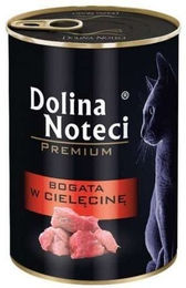 Produktbild von DOLINA NOTECI Premium Kalbfleisch Nassfutter für Katzen - 12 x 400 g