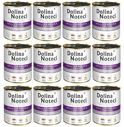 Produktbild von Dolina Noteci Premium Kaninchen mit Cranberry Nassfutter - 24 x 800 g