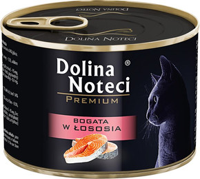 Produktbild von Dolina Noteci Premium Katzenfutter Lachs - 12 x 185 g