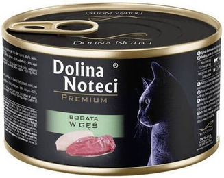 Produktbild von DOLINA NOTECI Premium Nassfutter mit Gans für Katzen 185 g