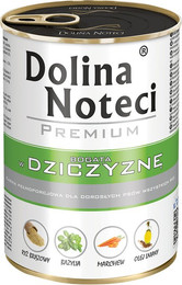 Produktbild von Dolina Noteci Premium Nassfutter mit Hirsch - 24 x 400 g