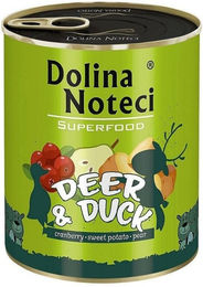 Produktbild von DOLINA NOTECI Premium SuperFood Hirsch und Ente - 800 g