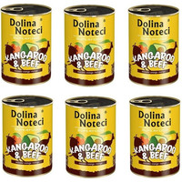 Produktbild von DOLINA NOTECI Premium SuperFood Känguru & Rindfleisch Nassfutter für Hunde - 6 x 400 g