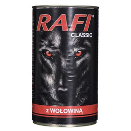 Produktbild von DOLINA NOTECI Rafi Classic Mix Rind Lamm Truthahn Wild Geflügel Nassfutter - 6 x 1240 g