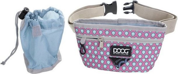 Produktbild von DOOG Leckerlibeutel Treat Pouch Large Luna pink/tear drops