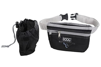 Produktbild von DOOG Leckerlibeutel Treat Pouch Large schwarz/grau