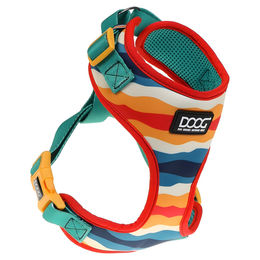 Produktbild von DOOG Neopren Geschirr Scout rot/gelb/blau Größe XL